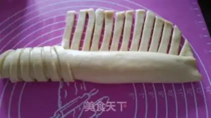 Make Raspberry caterpillar bread step 5
