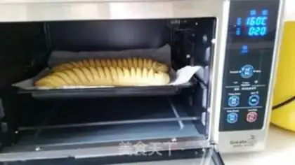 Make Raspberry caterpillar bread step 8