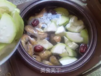 Make Shrimp-dried rooster soup step 6