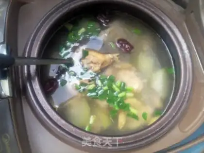 Make Shrimp-dried rooster soup step 7
