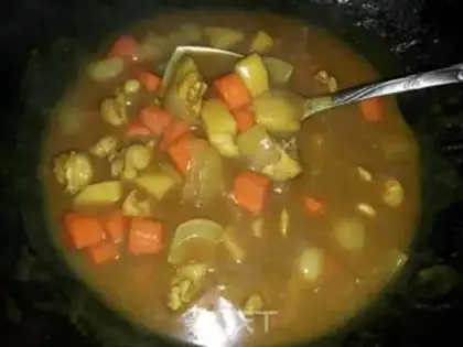 Make Curry chicken step 9