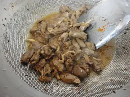 Make Barbecue fried chicken heart step 5