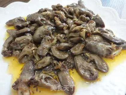 Make Barbecue fried chicken heart step 7