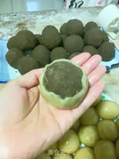 Make Green Bean Mooncake step 7