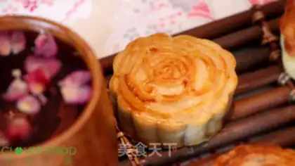 Make Rose Cloud Leg Mooncake step 21