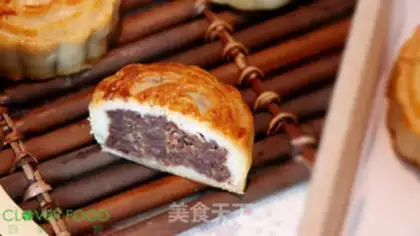 Make Rose Cloud Leg Mooncake step 22