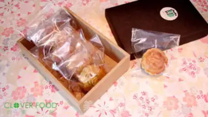 Make Rose Cloud Leg Mooncake step 24