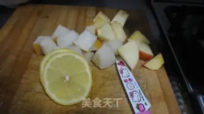 Make Healthy fruit tea step 1