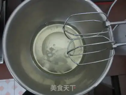 Make High pink sesame cake rolls step 7