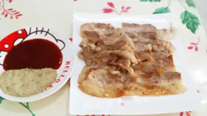 Make Barbecue + chili cheese step 2