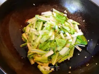 Make Garlic cabbage step 3