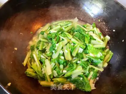 Make Garlic cabbage step 5