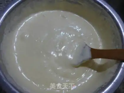 Make raisin sponge cake step 7