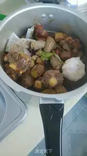 Make Creamed beef tails step 12