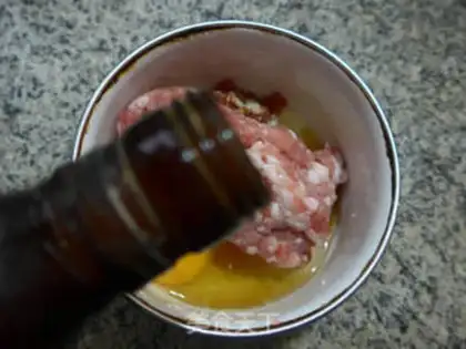 Make Eggs, pork, tofu step 2