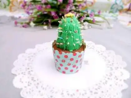 Make Spam plant cupcakes step 27