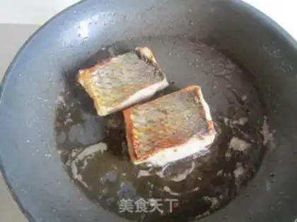 Make Ham fish, mashed beans step 6