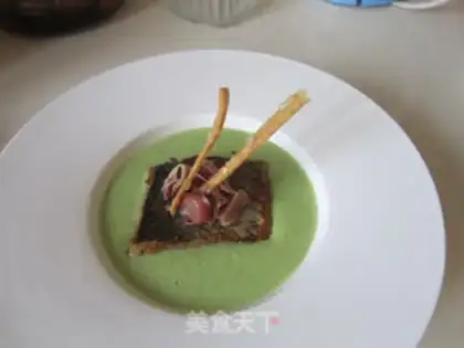 Make Ham fish, mashed beans step 8