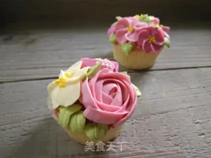 Make A bouquet cake step 18