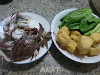 Make Crab soup with tofu step 0