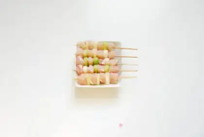 Make Japanese chicken string step 1