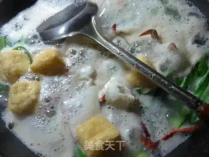 Make Crab soup with tofu step 4