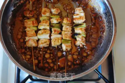 Make Japanese chicken string step 4