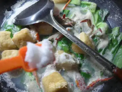 Make Crab soup with tofu step 5