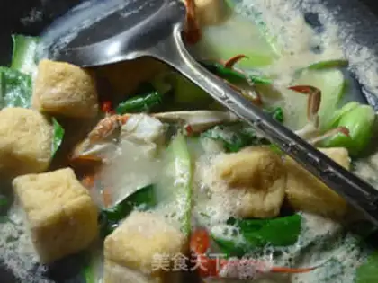 Make Crab soup with tofu step 6