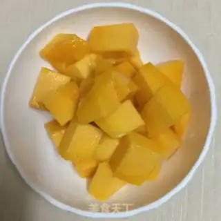 Make Mango cream roll step 11