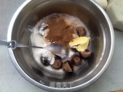 Make Chocolate fruit, naked cake step 1