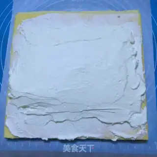 Make Mango cream roll step 13