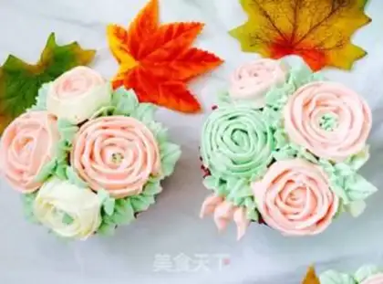 Make Korean cup cake step 21
