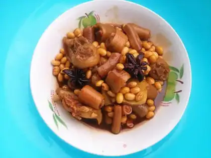 Make Soybeans with pigtails step 7