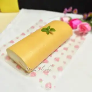 Make Mango cream roll step 16