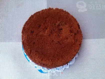 Make Chocolate fruit, naked cake step 10