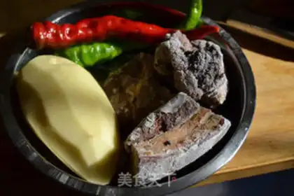 Make Potato fried meat step 0
