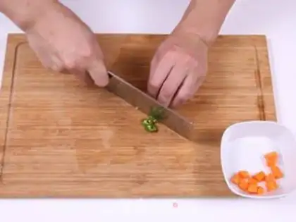 Make Kang-ding salmon rice step 3