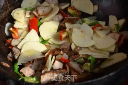 Make Potato fried meat step 3