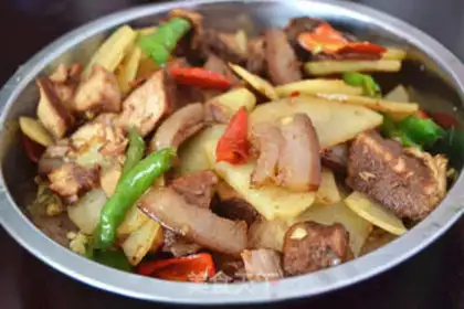 Make Potato fried meat step 6