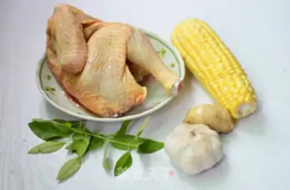 Make Three chickens for corn step 0