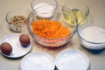 Make Carrot cake step 0