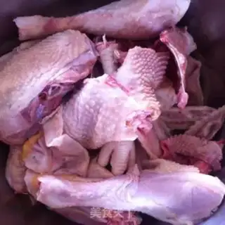 Make Chicken stew mushrooms step 1