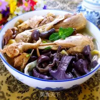Make Chicken stew mushrooms step 7