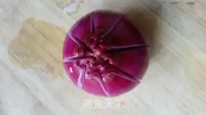 Make Onion flowers step 1