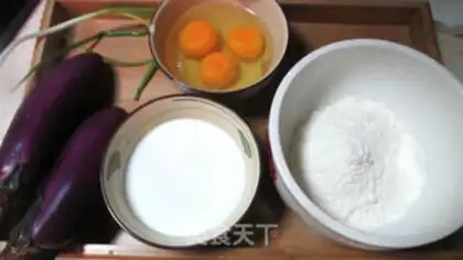 Make Purple eggcake step 0