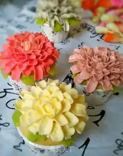Make Qiu Ju Cupcake step 27
