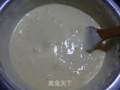 Make Corn-faced sponge cake step 5