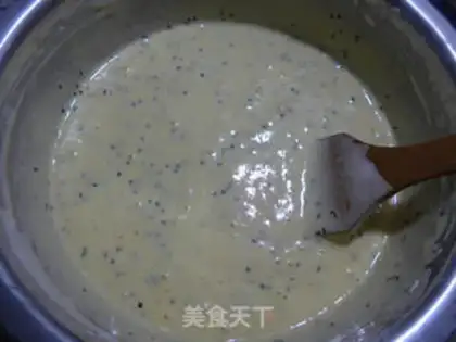 Make Corn-faced sponge cake step 7