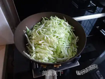 Make A cabbage and a fan step 6